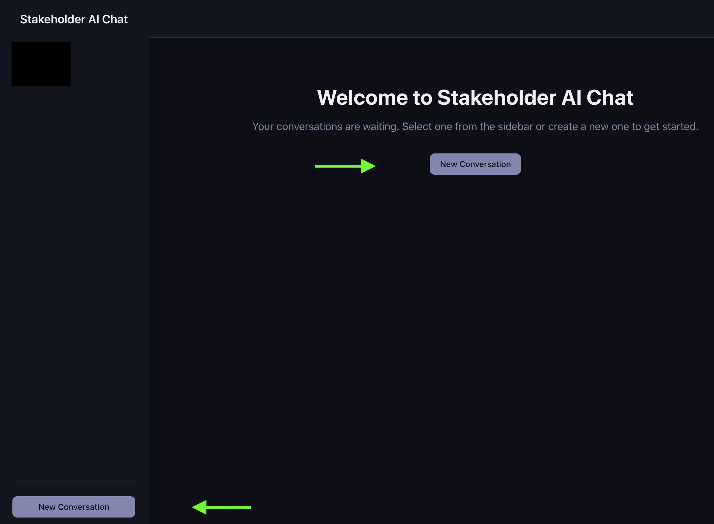 New Conversation Page