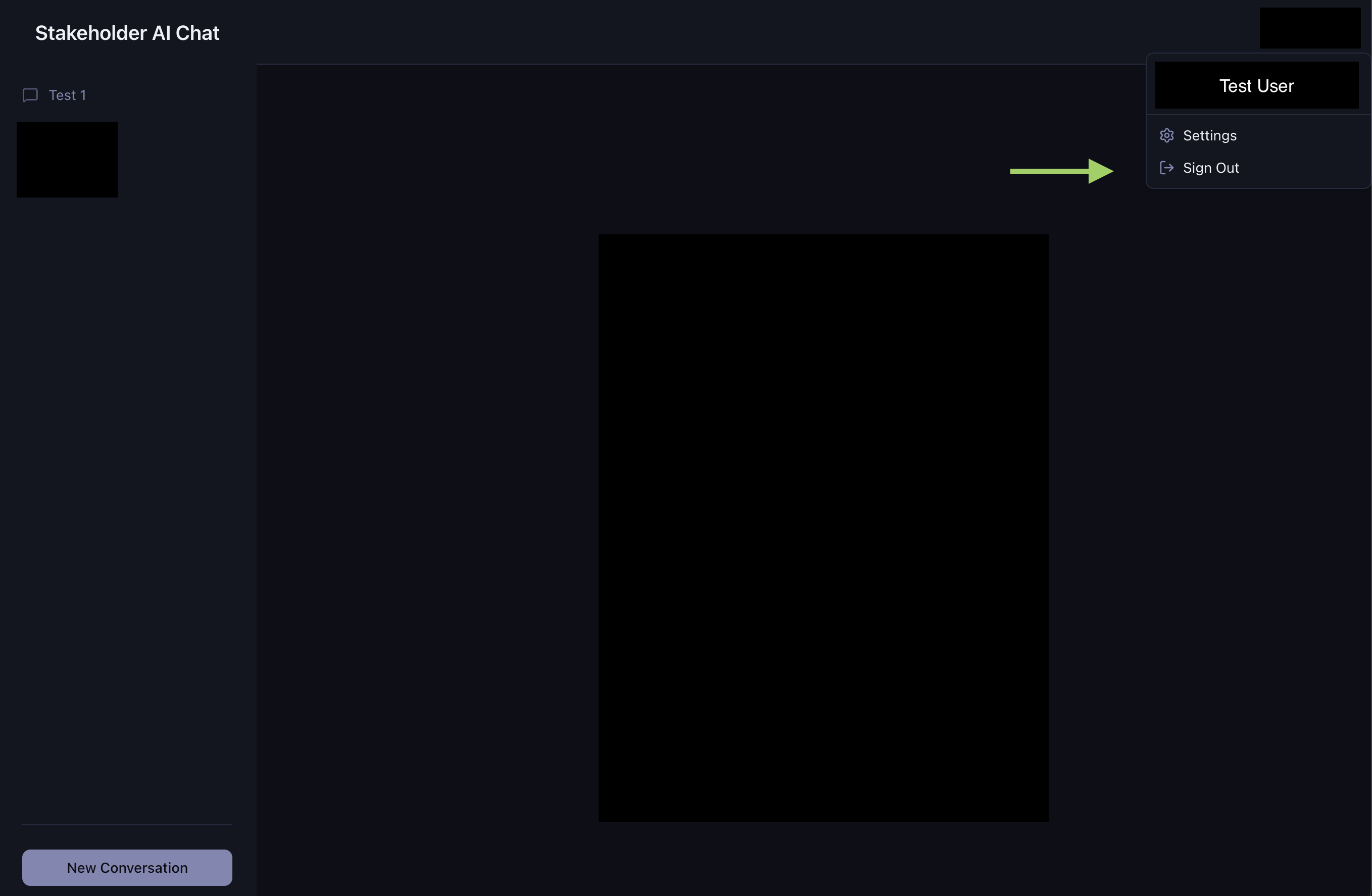 New Conversation Page